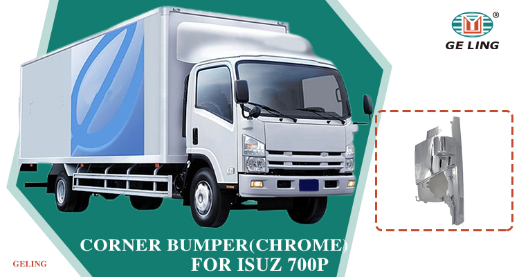 Isuzu 700p Chrome Corner Bumper
