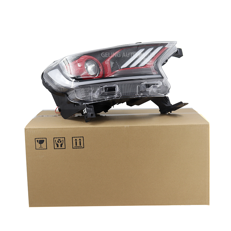 Mustang Style Red Black LED Projector Headlight for Ford Ranger