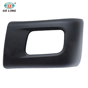 Black Wide Long Bumper Corner With Hole For Mitsubishi Canter Fuso 2012