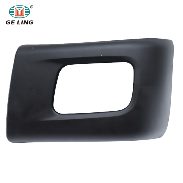 Black Wide Long Bumper Corner With Hole For Mitsubishi Canter Fuso 2012