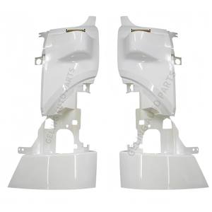White Plastic Air Defector Corner Bumper For Hino 500