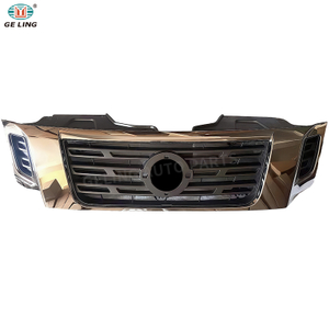 Chrome Black Front Grille For Nissan Navara Np300 2015
