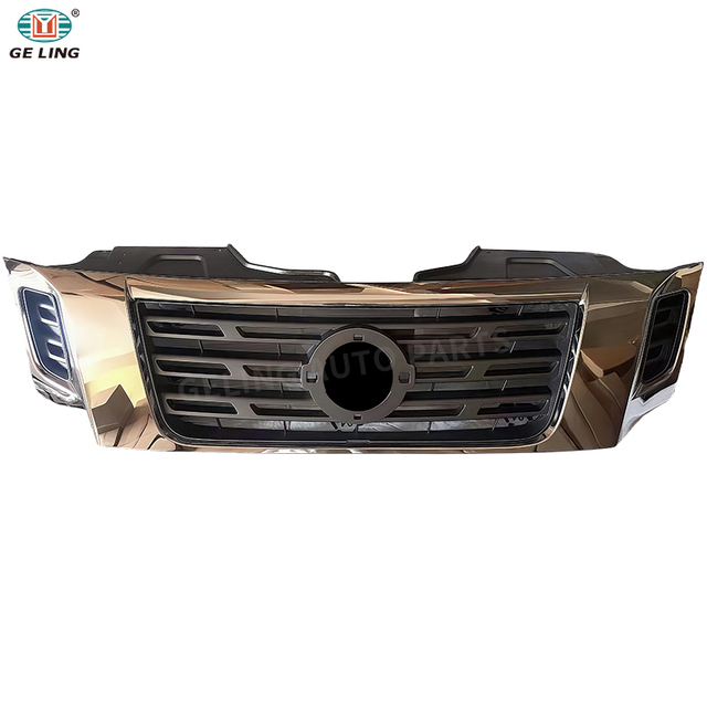 Chrome Black Front Grille For Nissan Navara Np300 2015