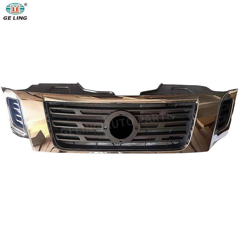 Chrome Black Front Grille For Nissan Navara Np300 2015