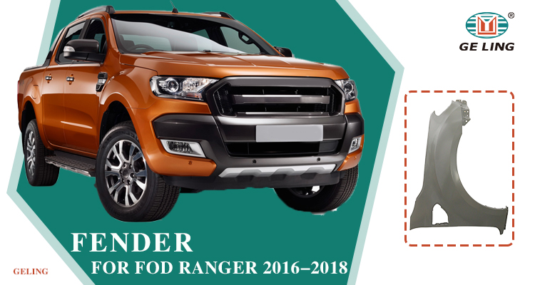 Fender Fender ด้านหน้าสำหรับ Ford Ranger T7 2016-2018