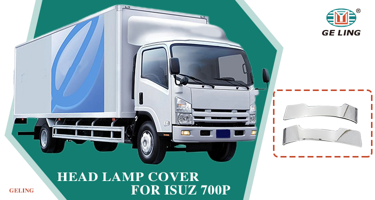 Isuzu 700p Penutup Lampu Kepala Chrome