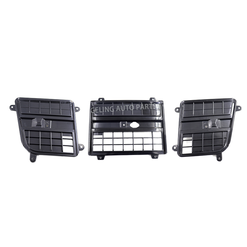 Black Grille Basic With Three Parts Radiator For Isuzu Giga Cxz Cxm