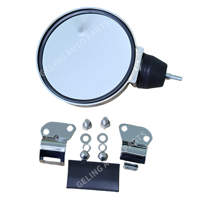 Chrome Round Side Door Mirror For Hino 500