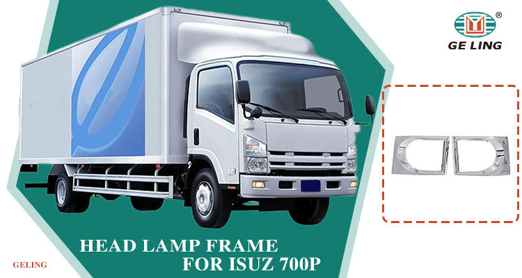 Isuzu Npr Nqr 700P Chrome Head Lamp Frame