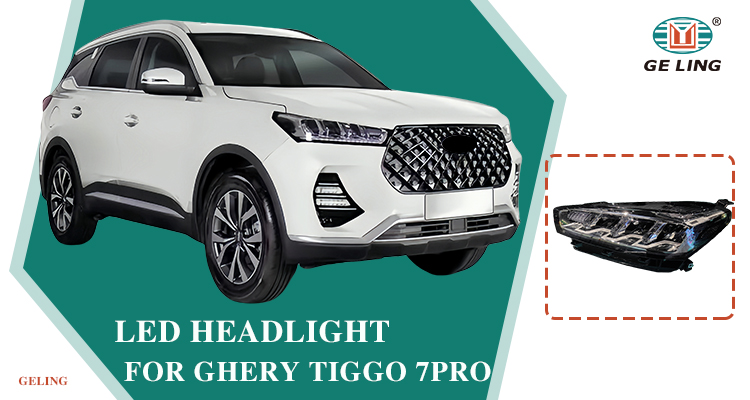 605000199AA 605000200AA led Headlight for Chery Tiggo 7 Pro