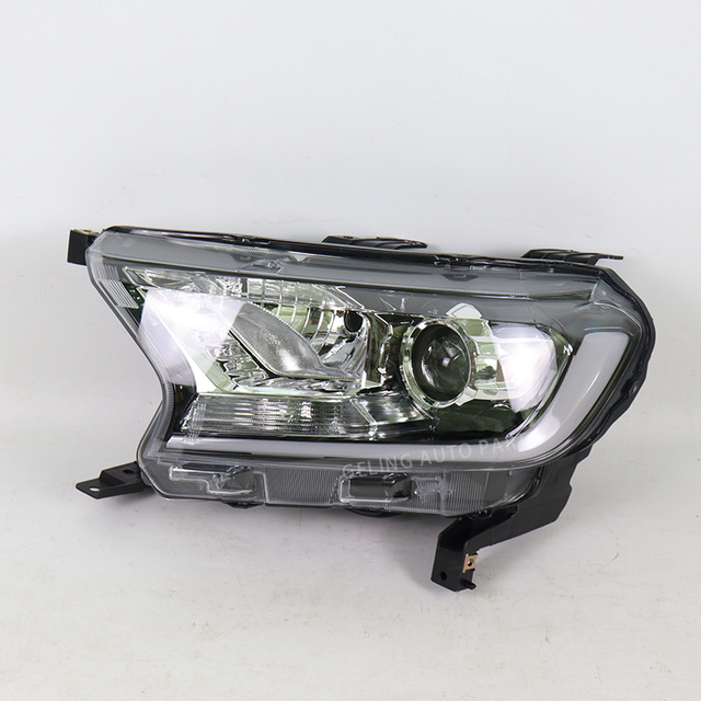 White Headlight For Ford Ranger 2014-2017