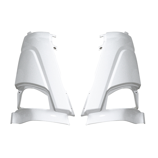White Corner Bumper For Hino 500 Victor Deflector