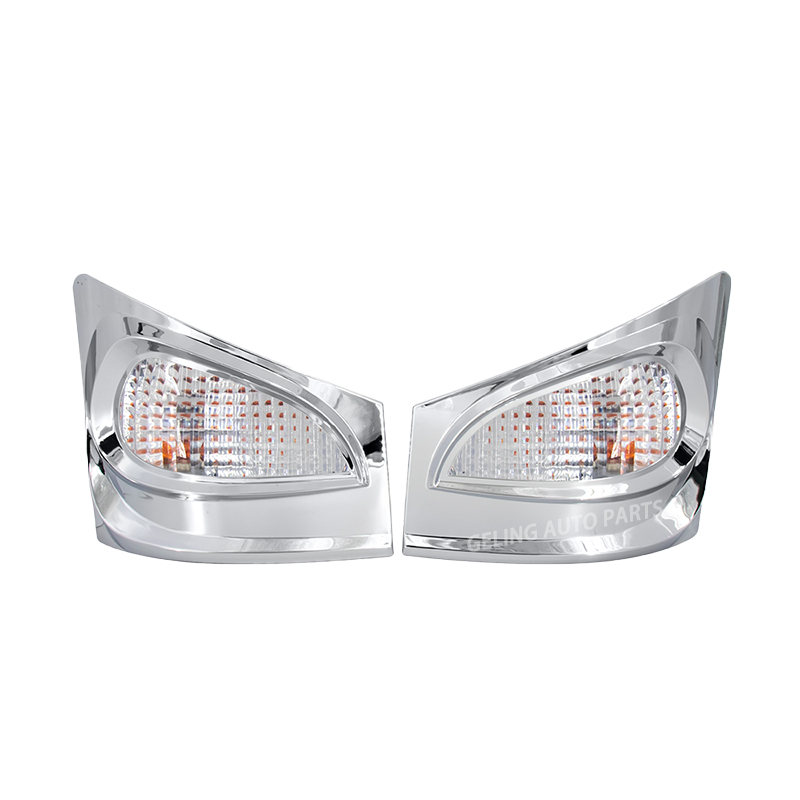 Chrome Corner Lamp Frame For Isuzu 700p