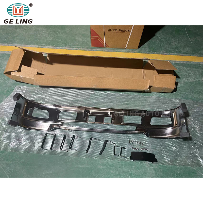 GELING Chrome Short Front Bumper For Isuzu 700p Npr Nkr Elf Nqr