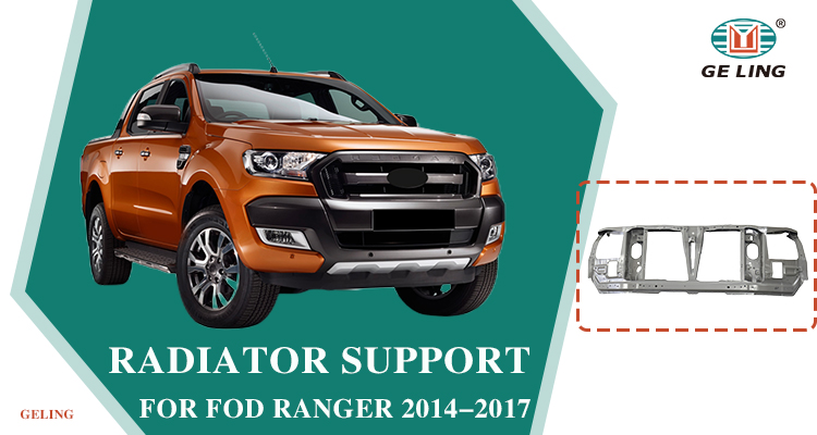 Ford Ranger T7 2014 2015 2016 2017 için ön radyatör destek paneli