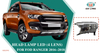 Ford Ranger 2014-2017 için 4 lens LED projektör kafa lambası