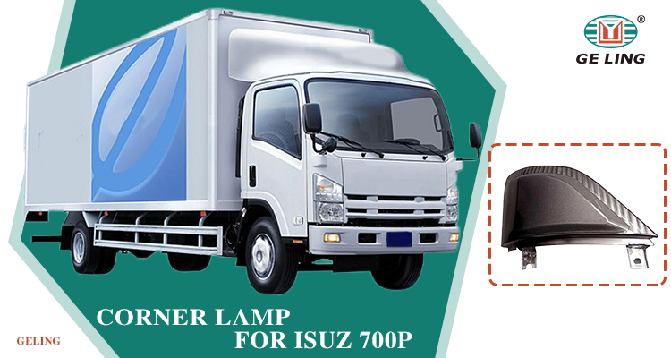 Isuzu 700p Chrome Sliver Corner Lamp