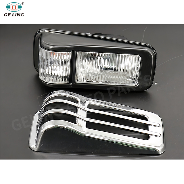 Chrome Side Lamp Cover For Isuzu 700p Elf Npr Nqr Nlr Across