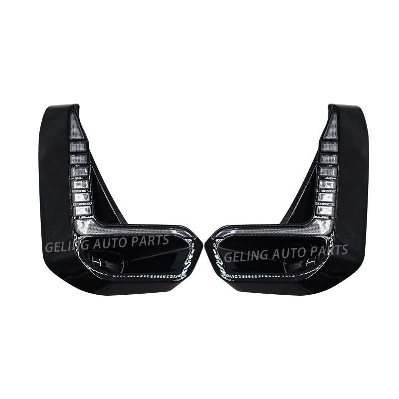 Fog Light Cover With Day Running Lamp For Toyota Hilux Revo 2021