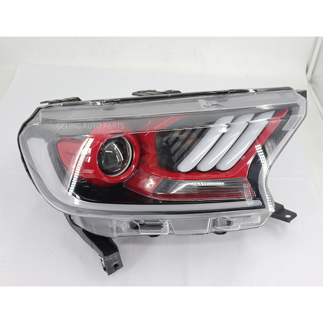 Lampe de lampes à lampe à LED Black de style Mustang pour Ford Ranger 2014-2017