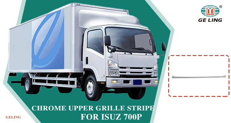 Listra da grade superior do Chrome para Isuzu 700p