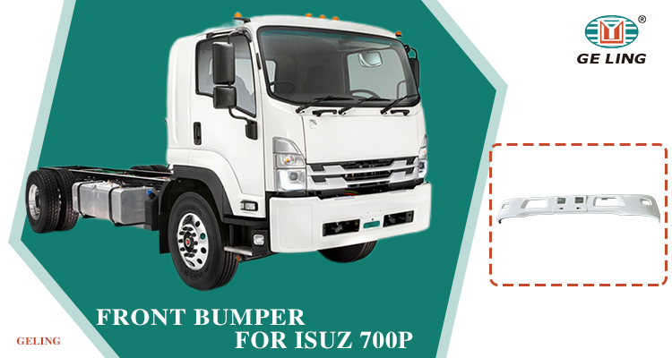 Isuzu 700P Npr Nkr Elf White Short Front Bumper