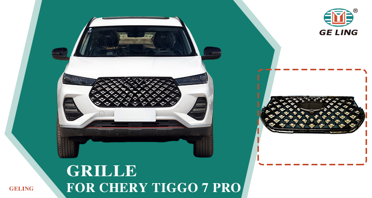 602001339AA Chrome Radiator Grille for Chery Tiggo 7 Pro