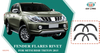Auto Parts Fender Flares With Rivet for Mitsubishi L200 Triton 2005