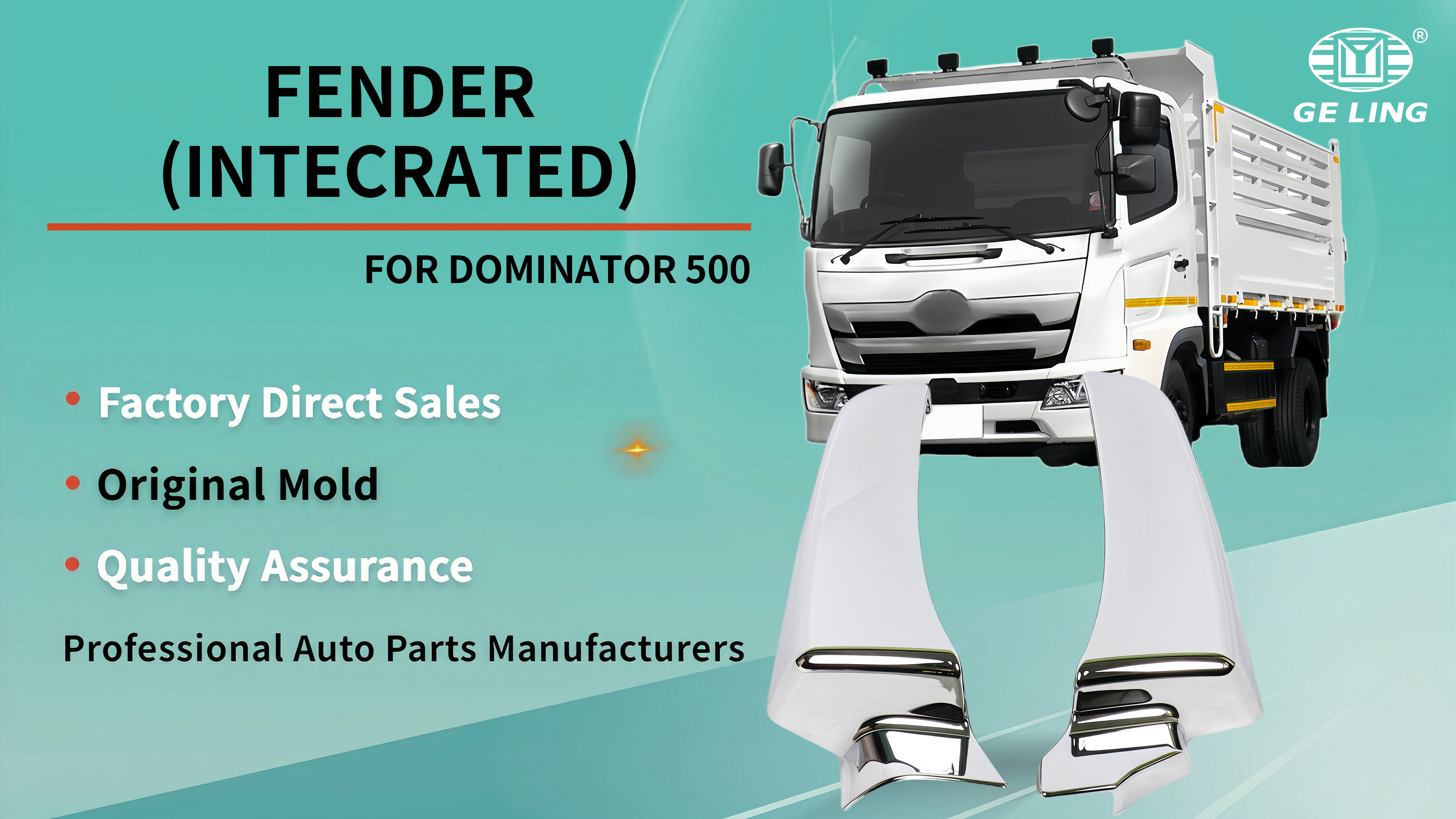 Hino 500 Dominator Fender Guard