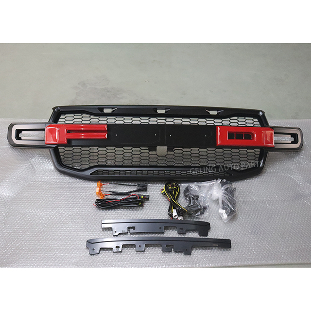 Grille With Light For Ford Ranger 2023 2024