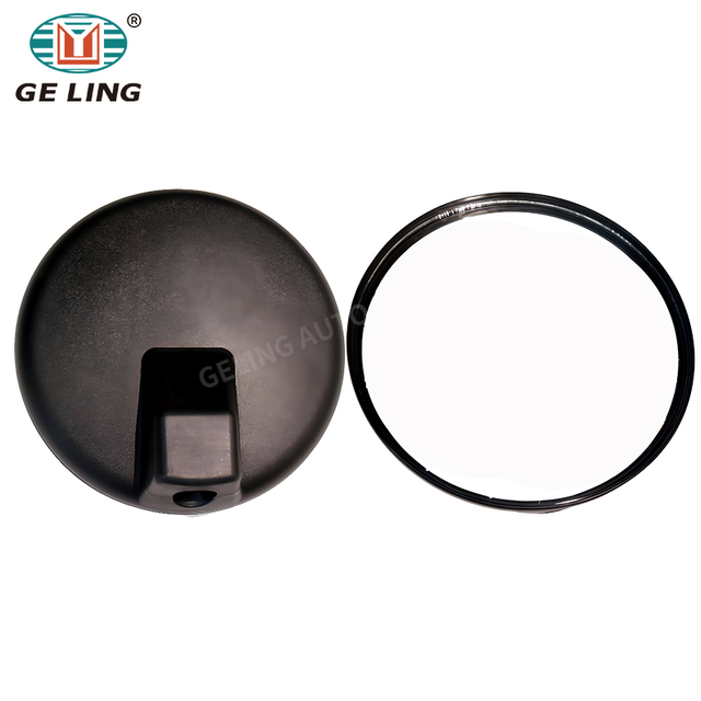 Small Black Round Circle Mirror Side Mirror For Isuzu FRR FVZ 210 190