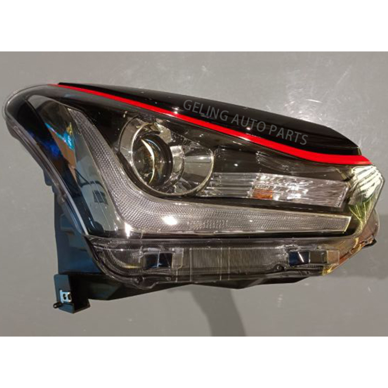 Lampada a LED TRIM NERA con lente proiettore per Isuzu Dmax GT 2018 2019