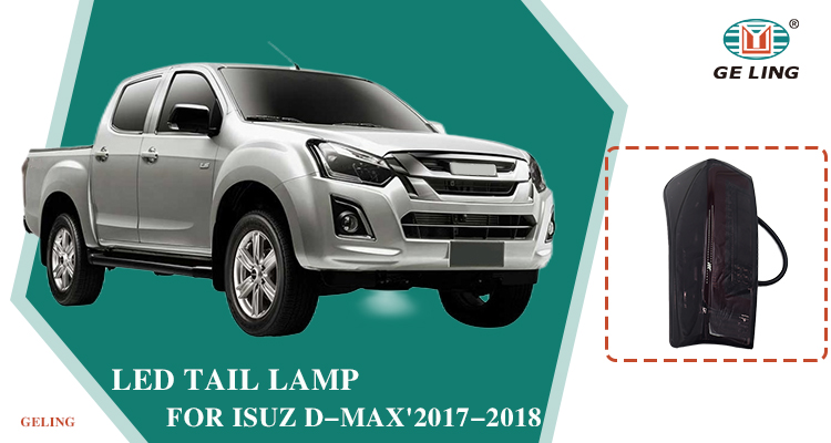 ISUZU DMAX 2017 2018 2019 için duman LED arka ışık