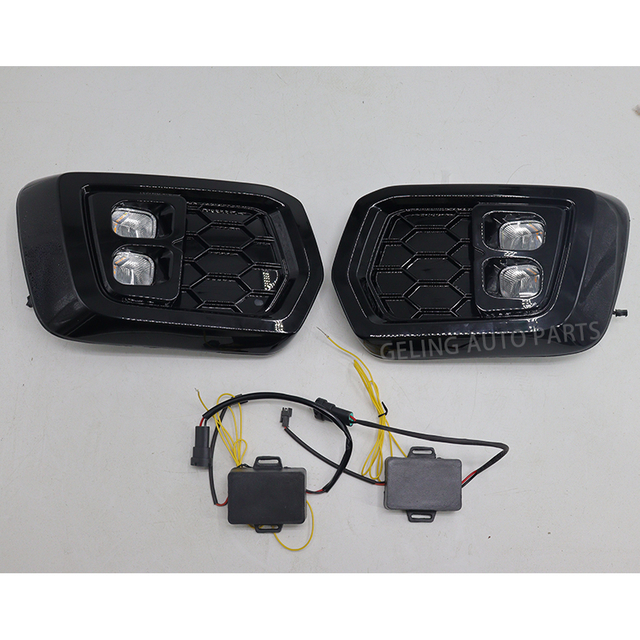 Ensemble de lampe de brouillard avec couverture pour Ford Ranger T7 2016-2018