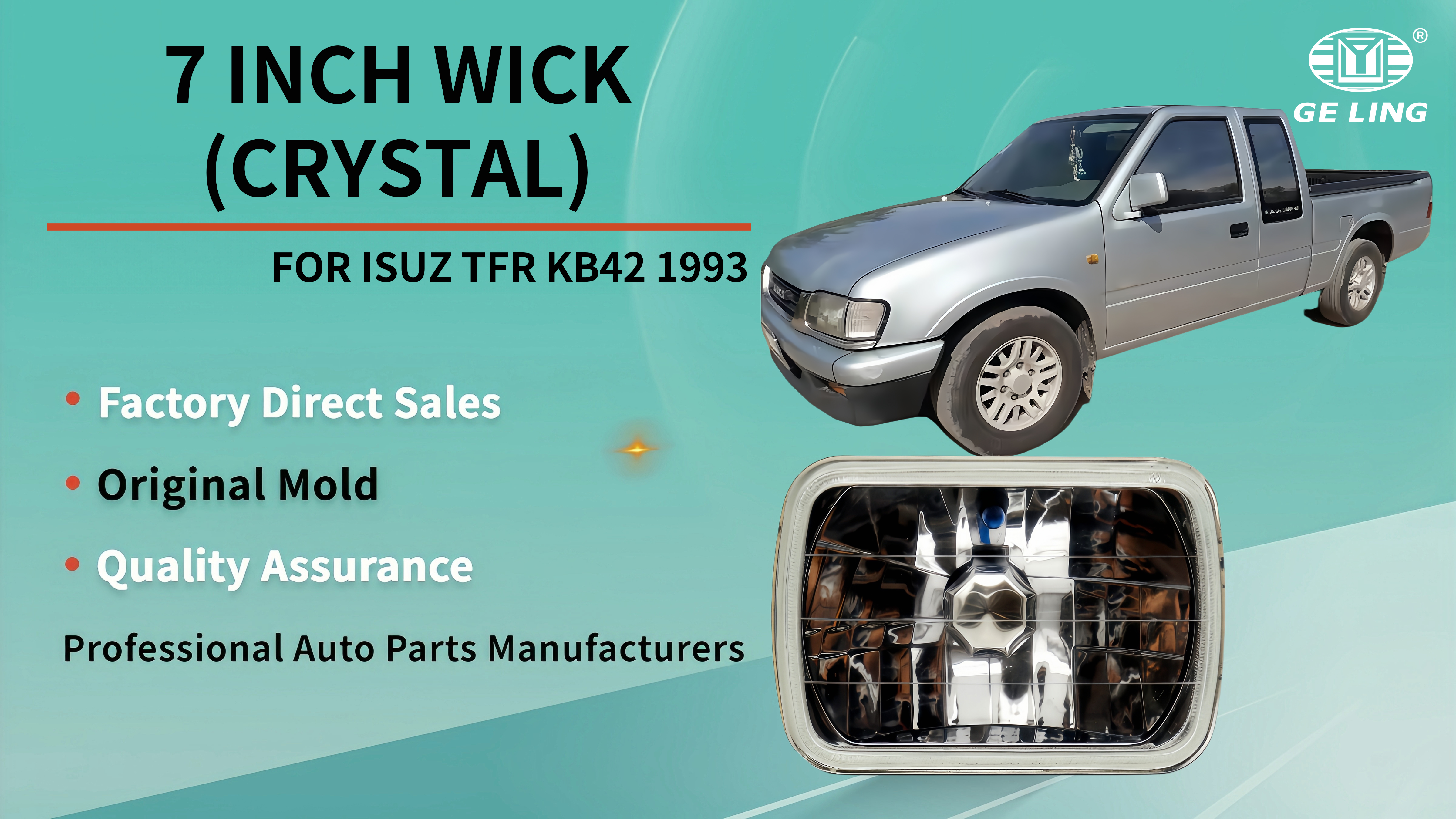 Isuzu Tfr Kb42 1993 7 Inch Wick Head Lamp