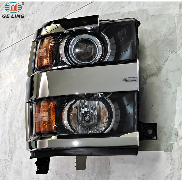 Lâmpada de farol de LED para Chevy Chevrolet Silverado HD 2500 3500 2015 - 2019