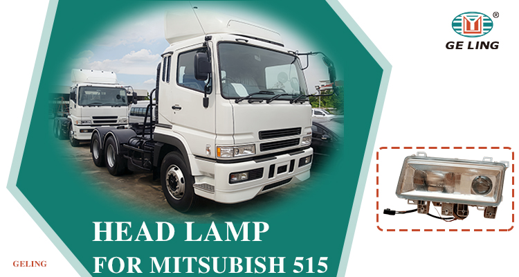 Lampe de tête 214-1143 pour Mitsubishi Fuso 515