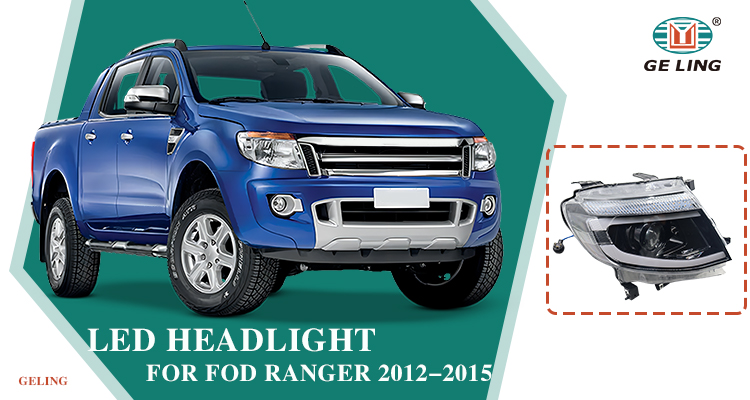 Ford Ranger T6 Pickup 2012-2015 Led Head Lamp