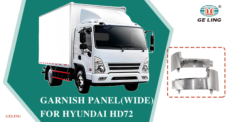 Panneau de granisish chromé pour Hyundai HD65