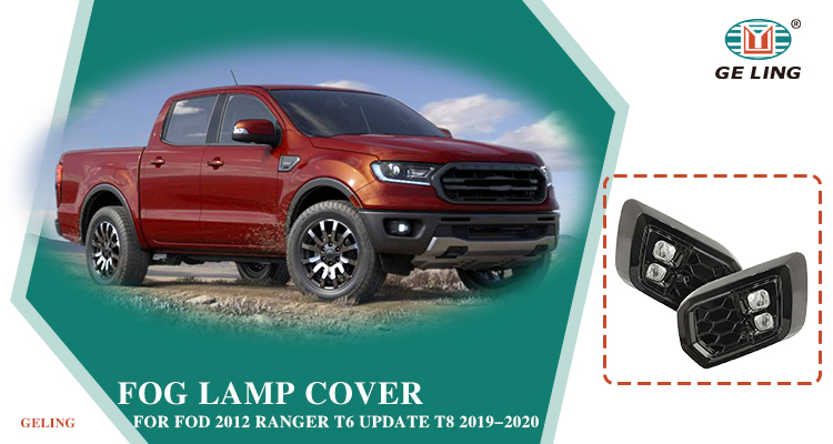 ชุดไฟปิคอัพชุดไฟตัดหมอกพร้อมฝาครอบสำหรับ Ford Ranger T7 2016-2018