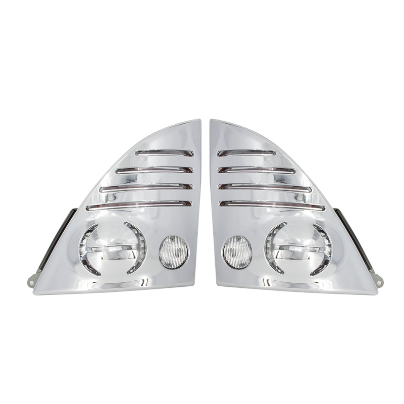 Chrome Corner Lamp Cover For Hino 500