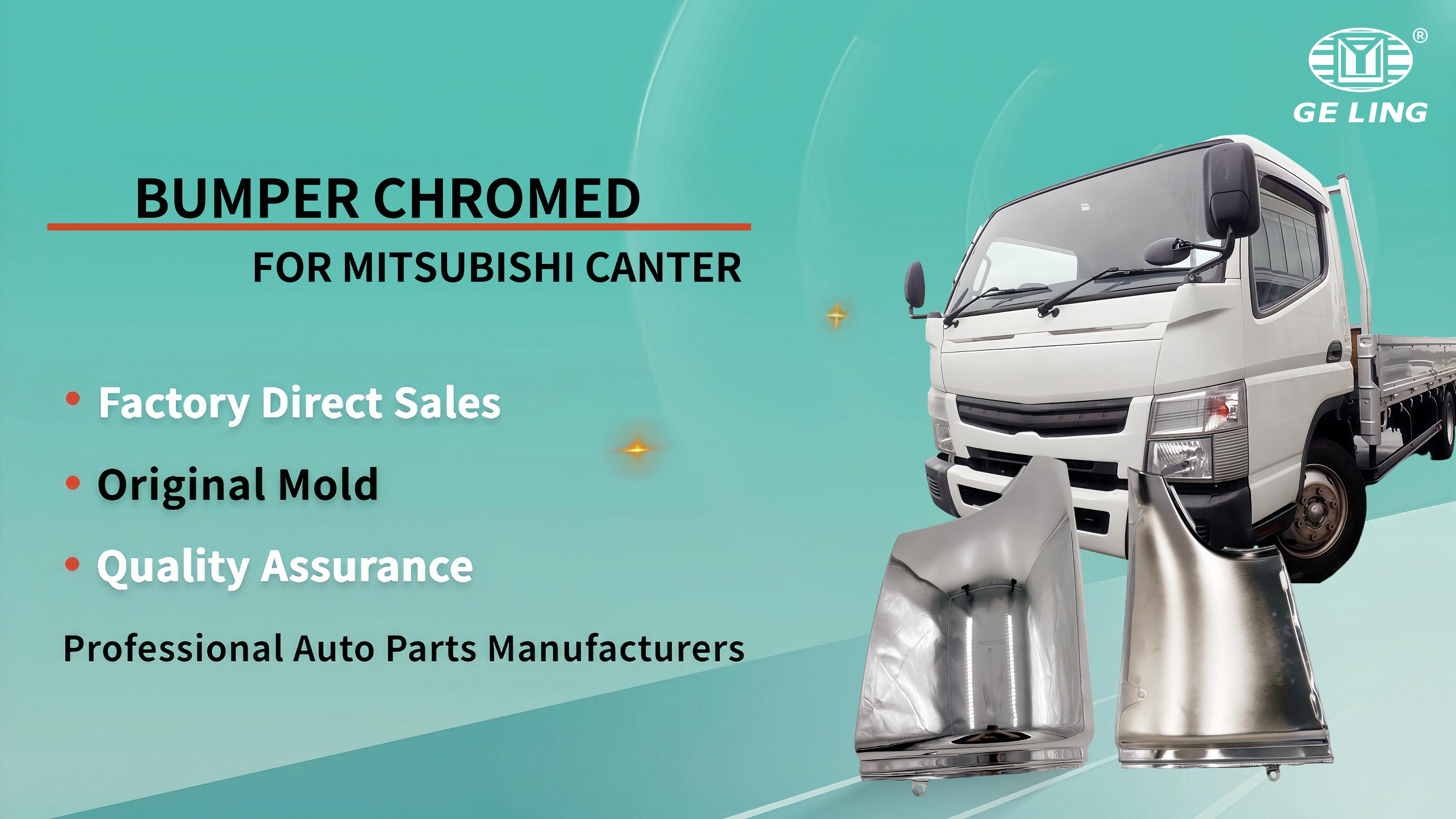 Mitsubishi Canter Chrome Corner Bumper