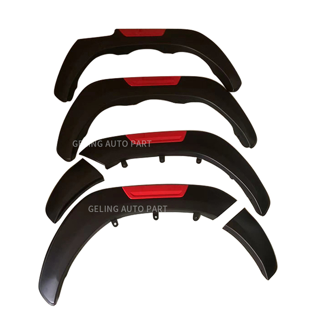 Red Exterior Wheel Eyebrow Arch Fender For Toyota Hilux Revo 2021