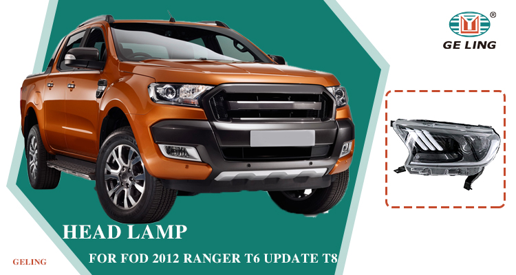 Body Kit Modificated Led Headlight For Ford Ranger 2014-2017