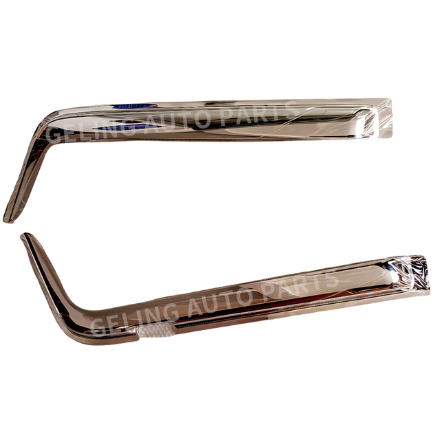 Chrome Door Sun Visor Set Weather Shield For Hino Profia