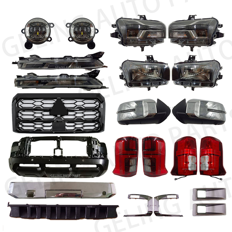 Car Accessories Bumper Fog Lamp Grille Headlight For Mitsubishi Triton L200 2024