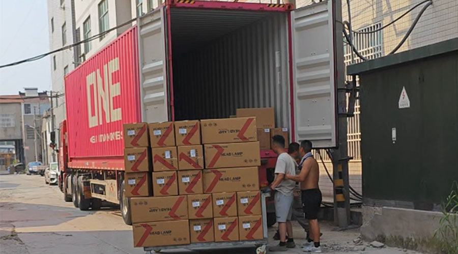 Actual Photos of Full Container Loading and Shipment
