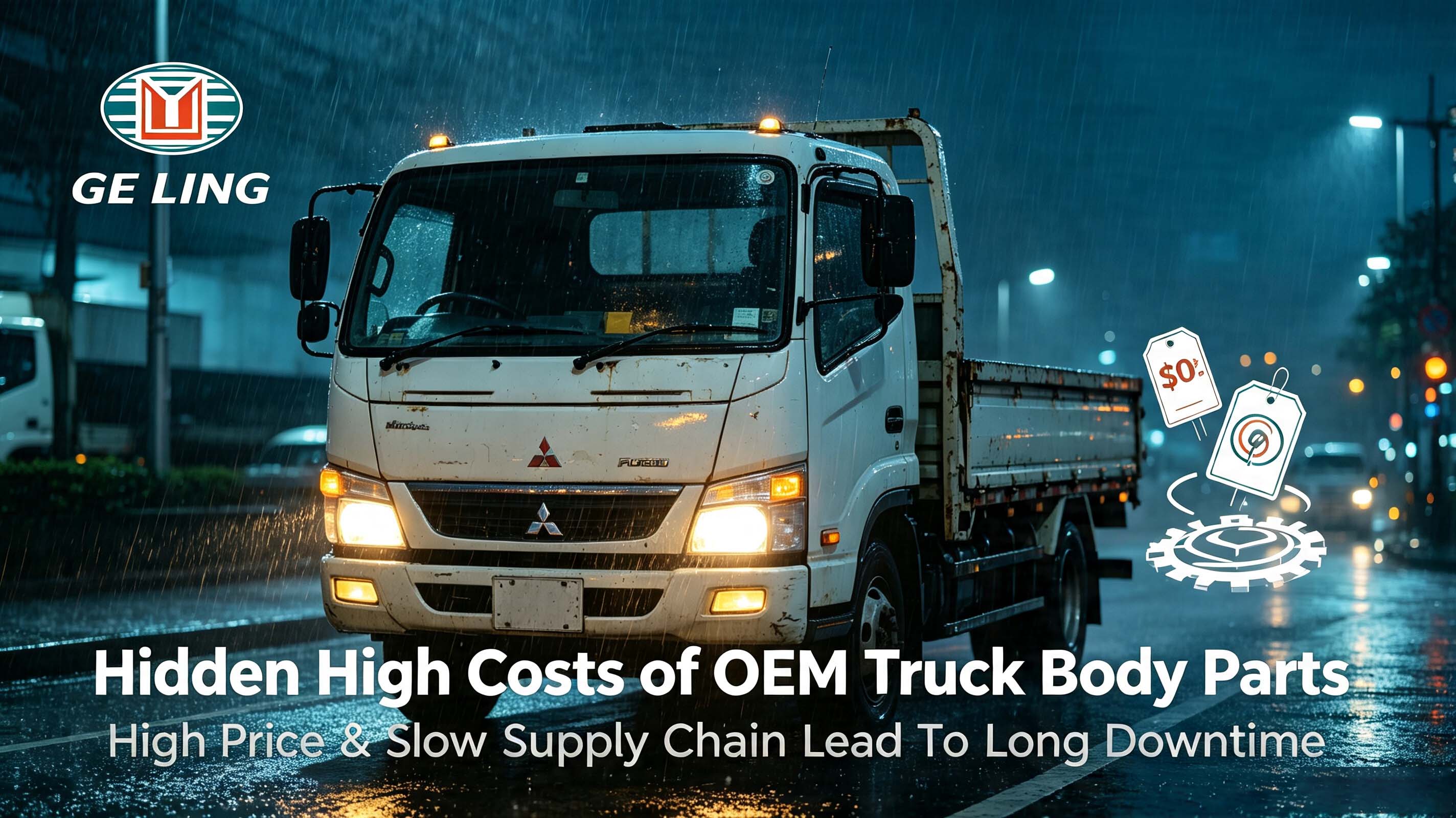 OEM vs aftermarket truck spare parts cost-benefit comparison infographic.jpg