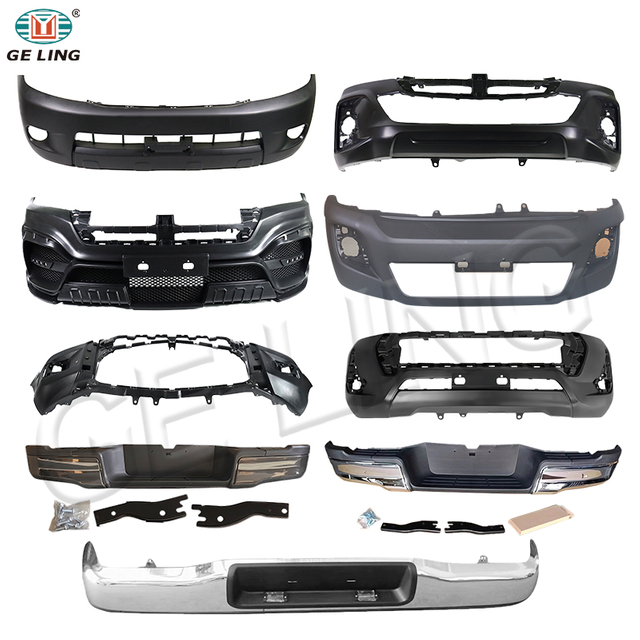 GELING Body Kit Front Bumper Rear Bumper Bar for Toyota Hilux Rocco Revo Vigo 2020 2016 2012 2004