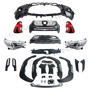 Auto Parts Body Kit Headlight Tail Lamp Front Grille Bumper Fender for toyota Hilux Vigo Revo Upgrade to Rocco 2020
